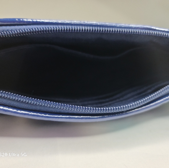 Coach Vintage Poppy Purple, Blue & Teal Monogram Wristlet - Picture 6 of 9